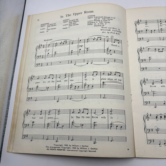 Bill Gaither He Touched Me Sheet Music Songbook Piano Organ 7 Songs 1960s - Picture 6 of 7